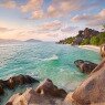 la digue beach seychelles wide